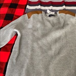 J crew men’s grey m sweater